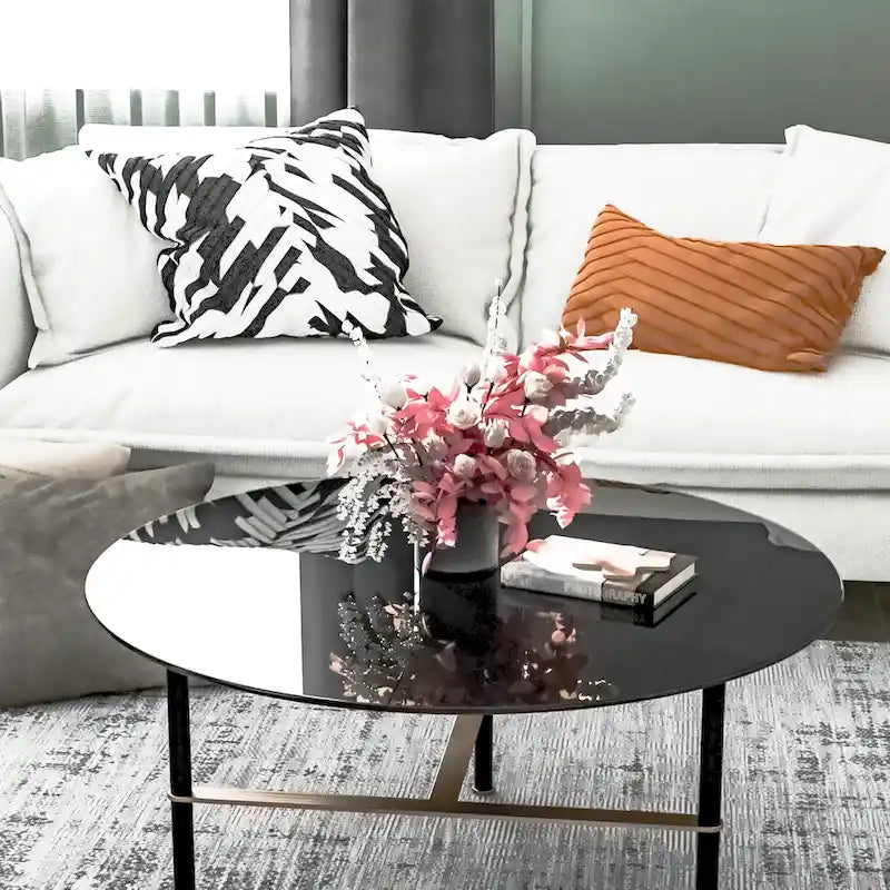 30-inch Round Tempered Glass Table -Table Top Only - 30.00 x 30.00 x 0.24