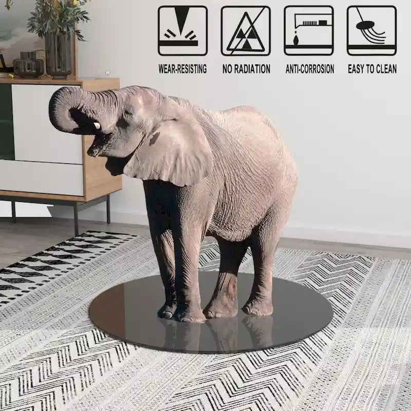 30-inch Round Tempered Glass Table -Table Top Only - 30.00 x 30.00 x 0.24