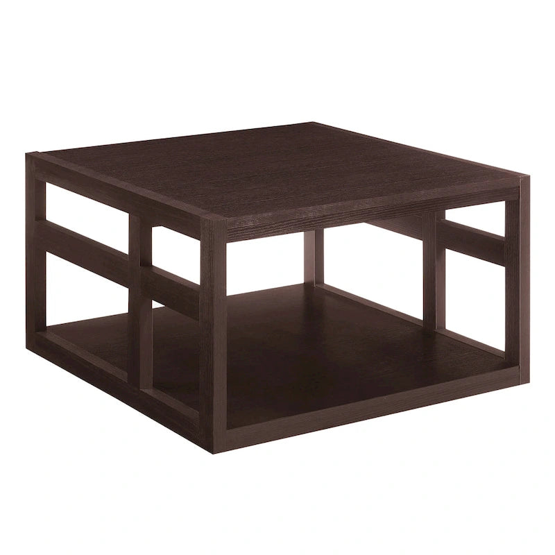 Convenience Concepts Monterey Square Coffee Table with Shelf