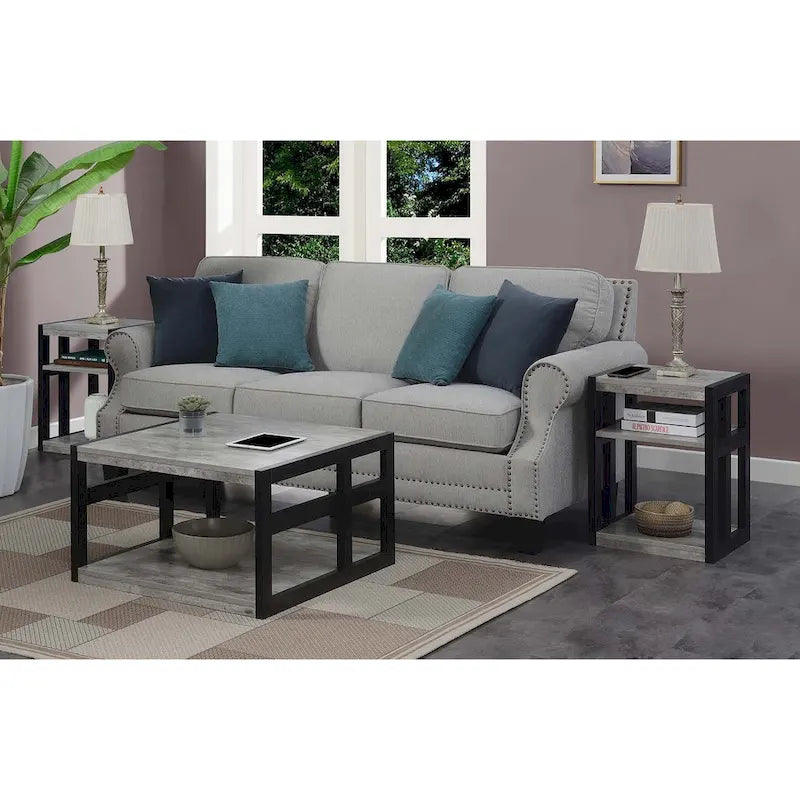 Convenience Concepts Monterey Square Coffee Table with Shelf