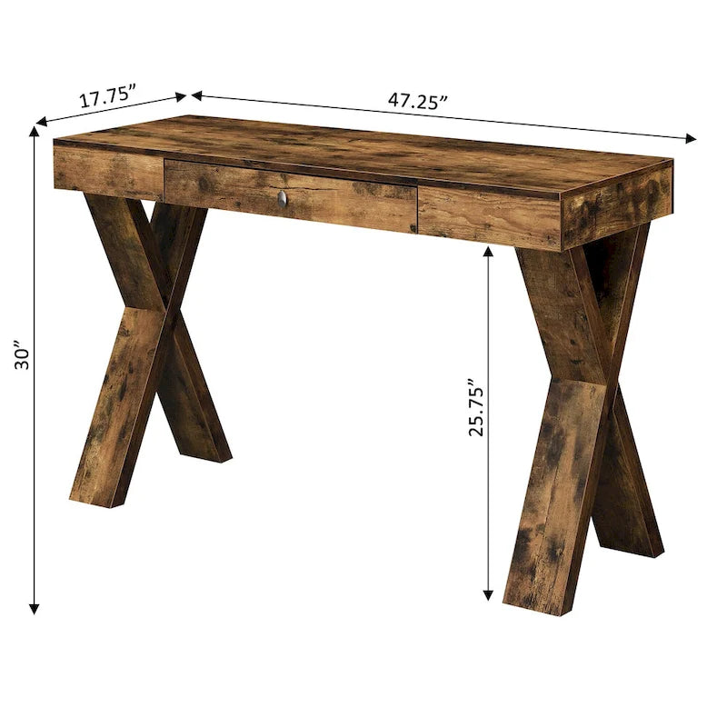Convenience Concepts Newport Desk with Drawer