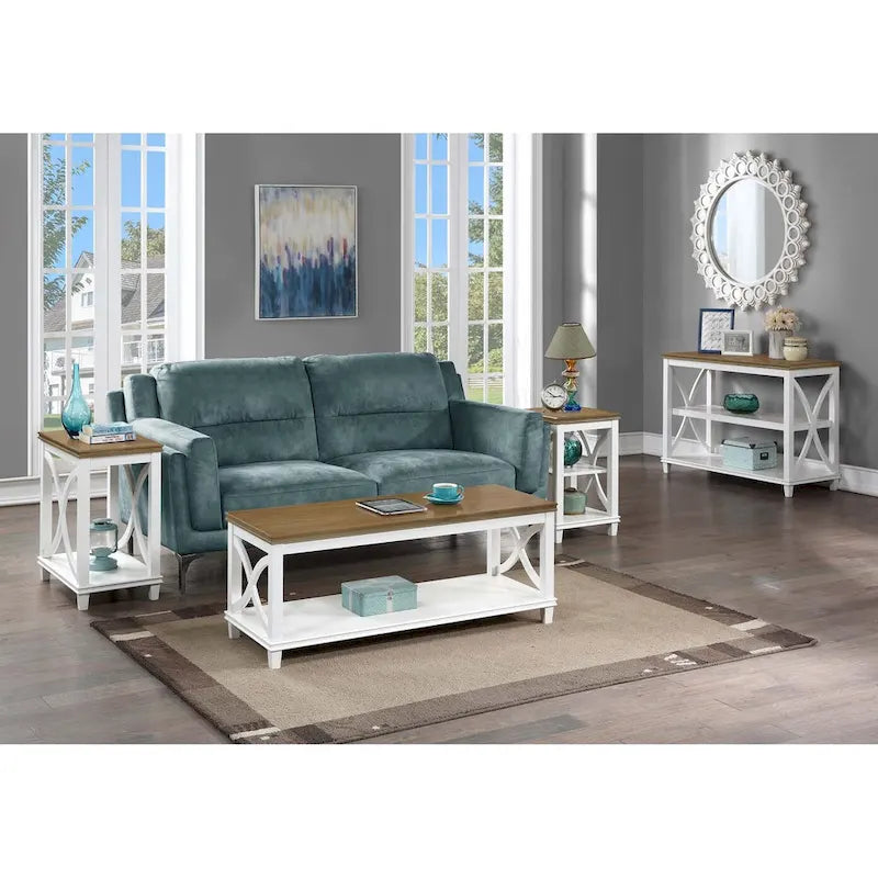 Convenience Concepts Florence Coffee Table with Shelf