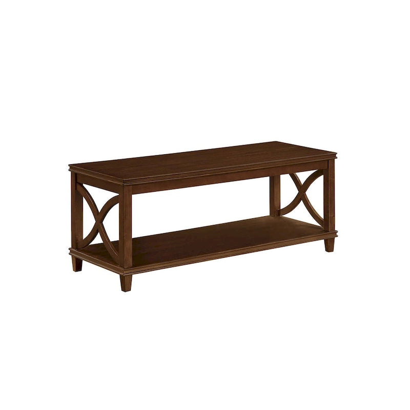 Convenience Concepts Florence Coffee Table with Shelf