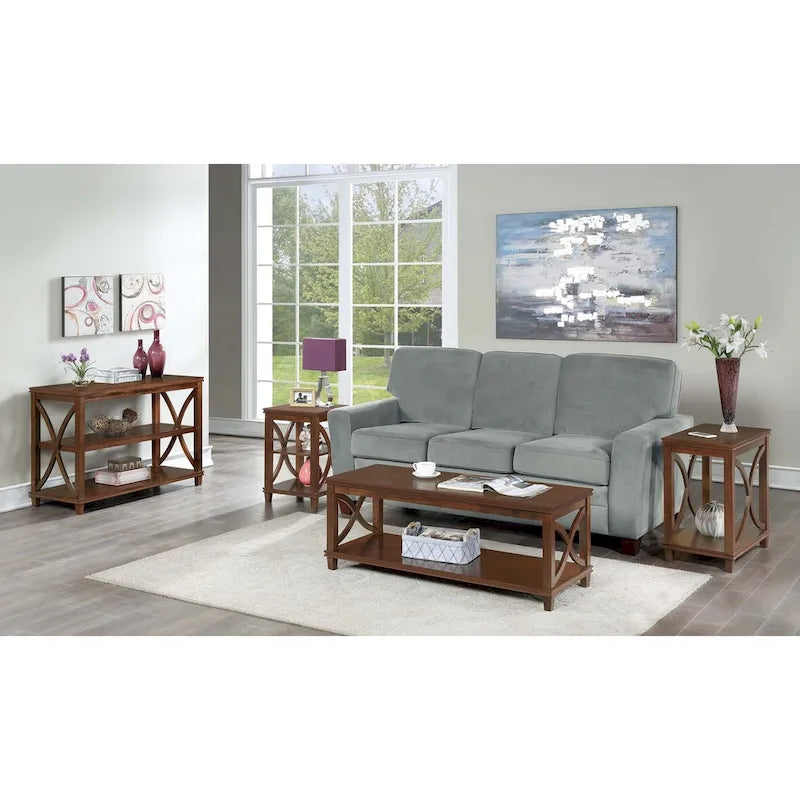 Convenience Concepts Florence Coffee Table with Shelf