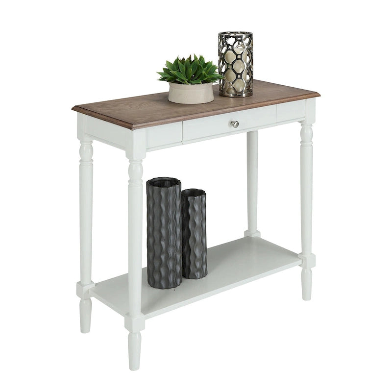 Console de couloir 1 tiroir avec étagère French Country de Convenience Concepts