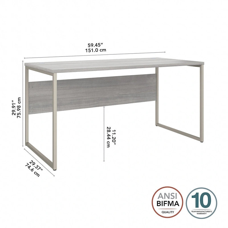 Hybrid 60W x 30D Computer Table Desk by Bush Business Furniture