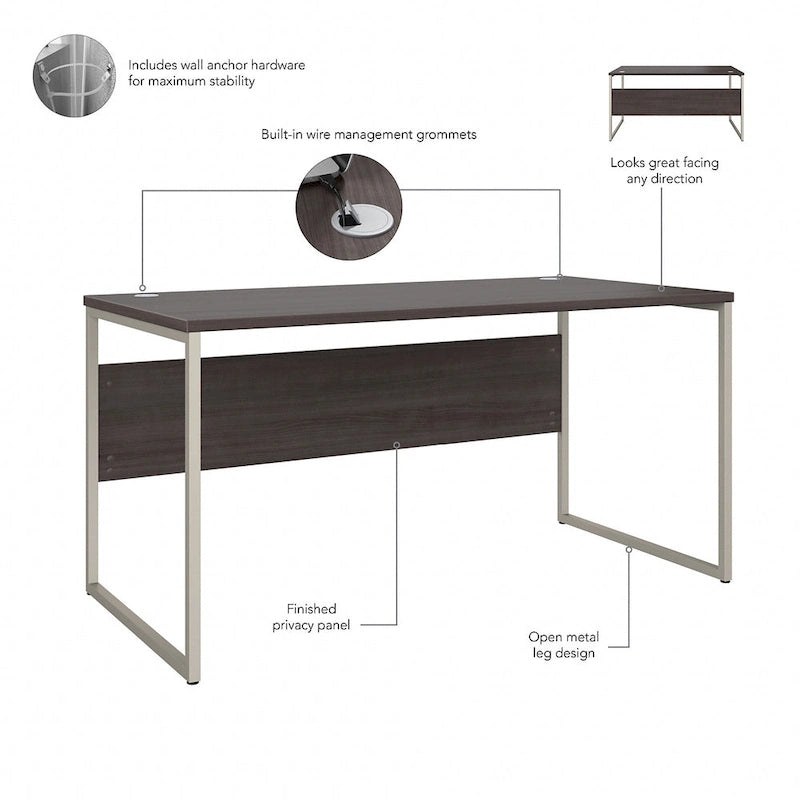 Hybrid 60W x 30D Computer Table Desk by Bush Business Furniture