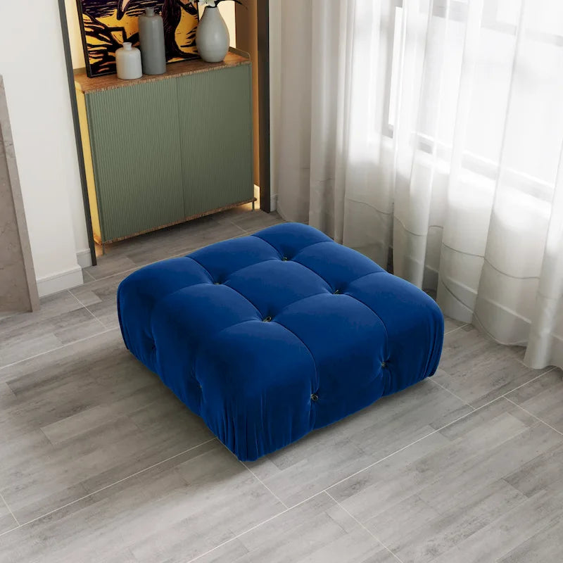 104  Convertible Modular Sectional Sofa, Minimalist Mid-Century Velvet Sofas Couches