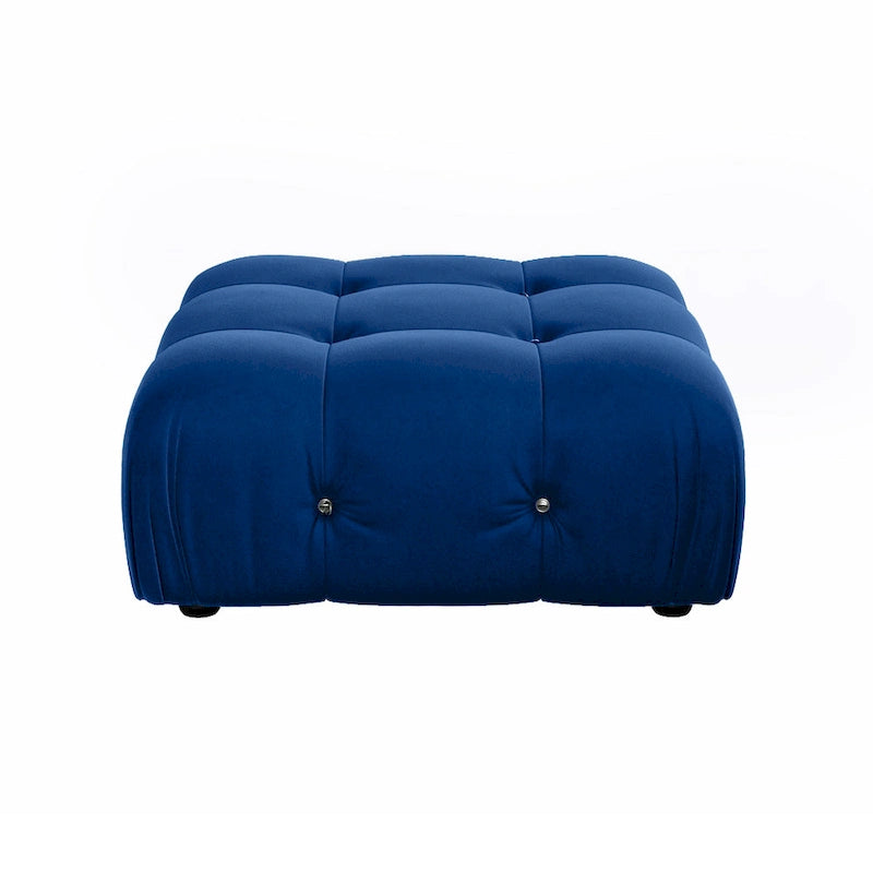 104  Convertible Modular Sectional Sofa, Minimalist Mid-Century Velvet Sofas Couches