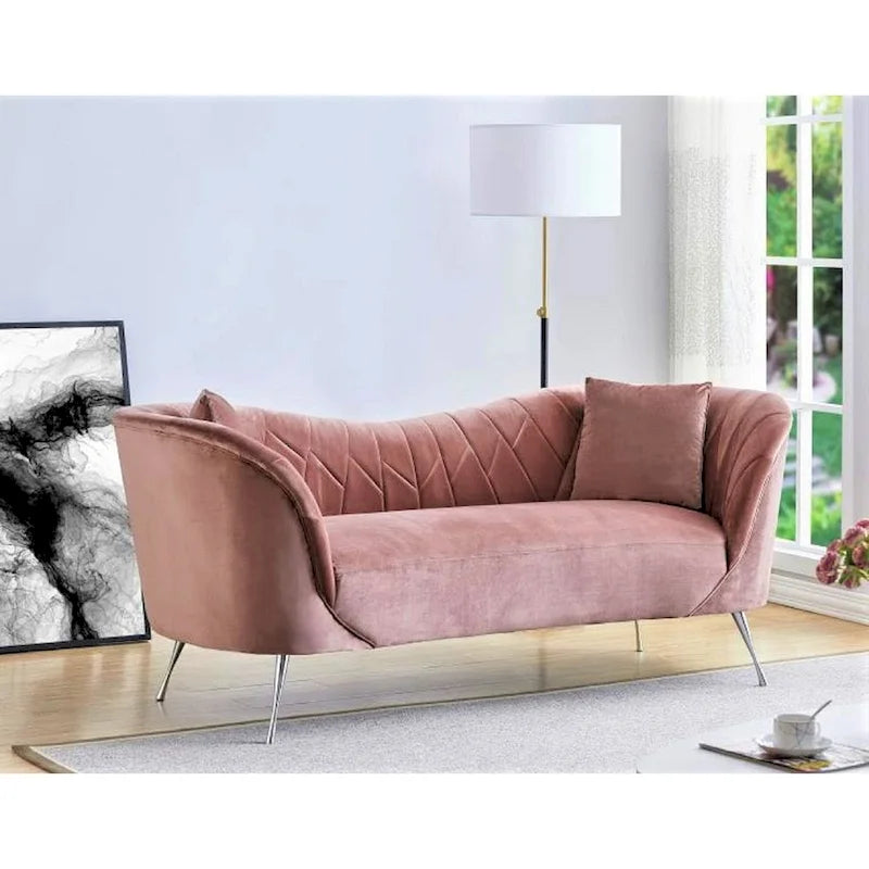 Flores Velvet Sofa