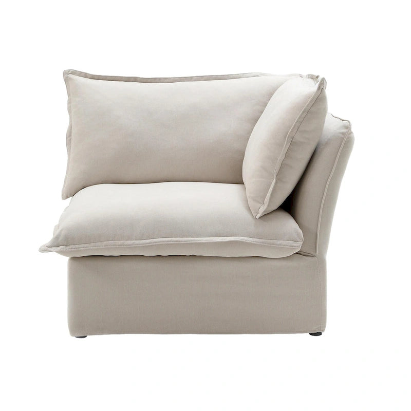 6-Piece Upholstered Sectional Corner Sofas