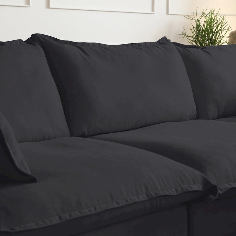 6-Piece Upholstered Sectional Corner Sofas