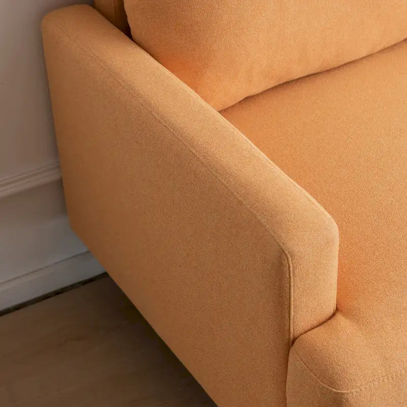 Fabric Upholstered Loveseat Modern Sofa Couch for Living Room Bedroom Apartment