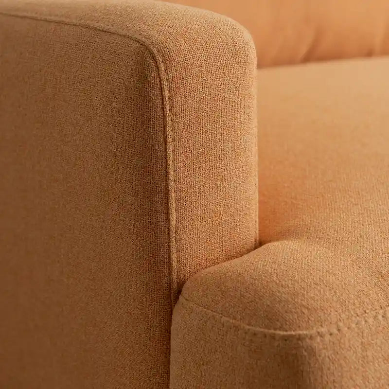 Fabric Upholstered Loveseat Modern Sofa Couch for Living Room Bedroom Apartment