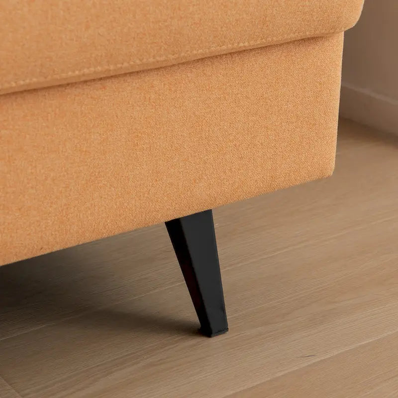 Fabric Upholstered Loveseat Modern Sofa Couch for Living Room Bedroom Apartment