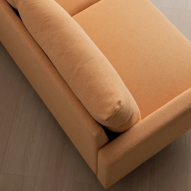 Fabric Upholstered Loveseat Modern Sofa Couch for Living Room Bedroom Apartment