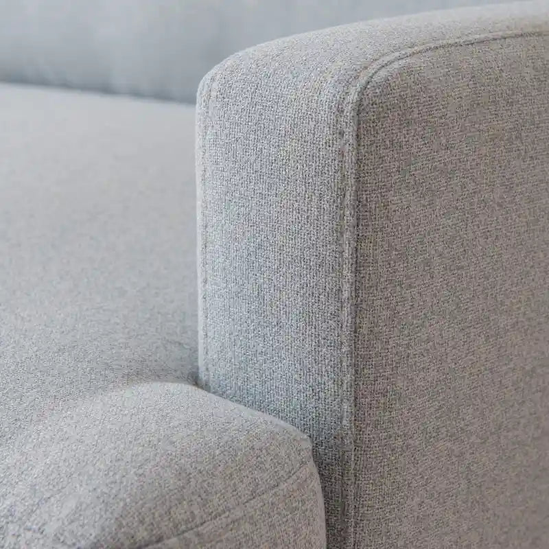 Fabric Upholstered Loveseat Modern Sofa Couch for Living Room Bedroom Apartment