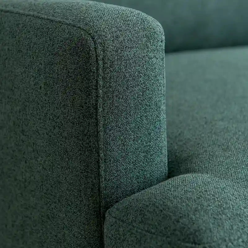 Fabric Upholstered Loveseat Modern Sofa Couch for Living Room Bedroom Apartment