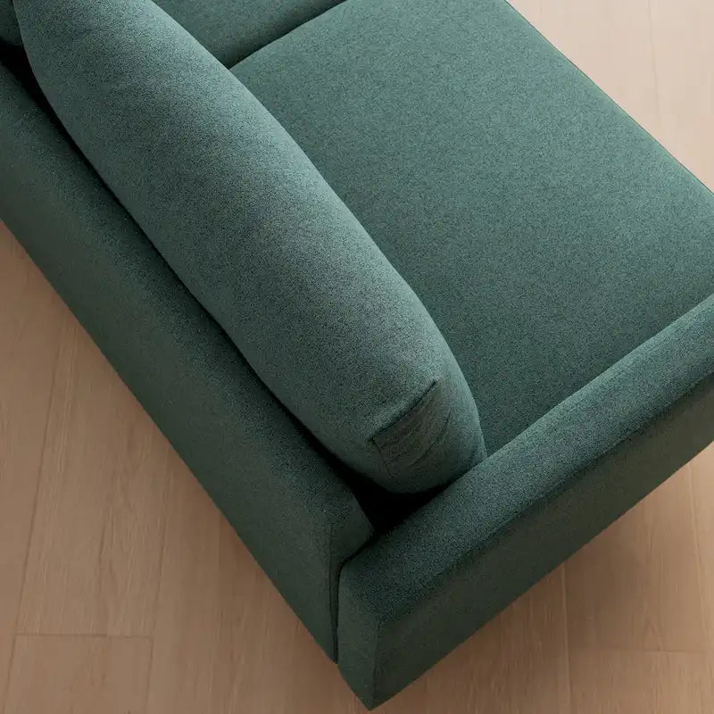 Fabric Upholstered Loveseat Modern Sofa Couch for Living Room Bedroom Apartment