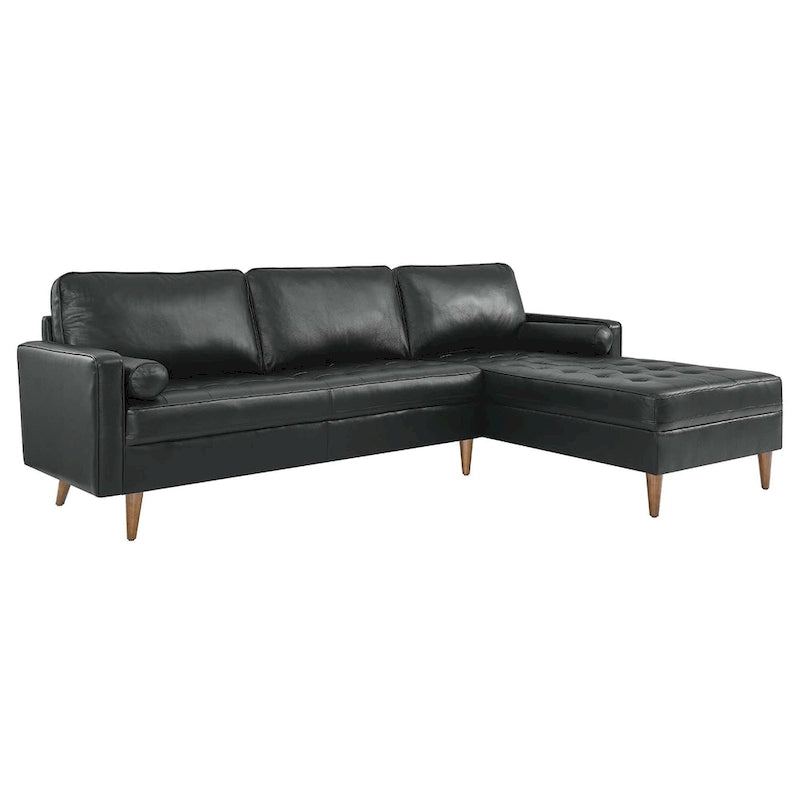 Valour 98  Leather Sectional Sofa