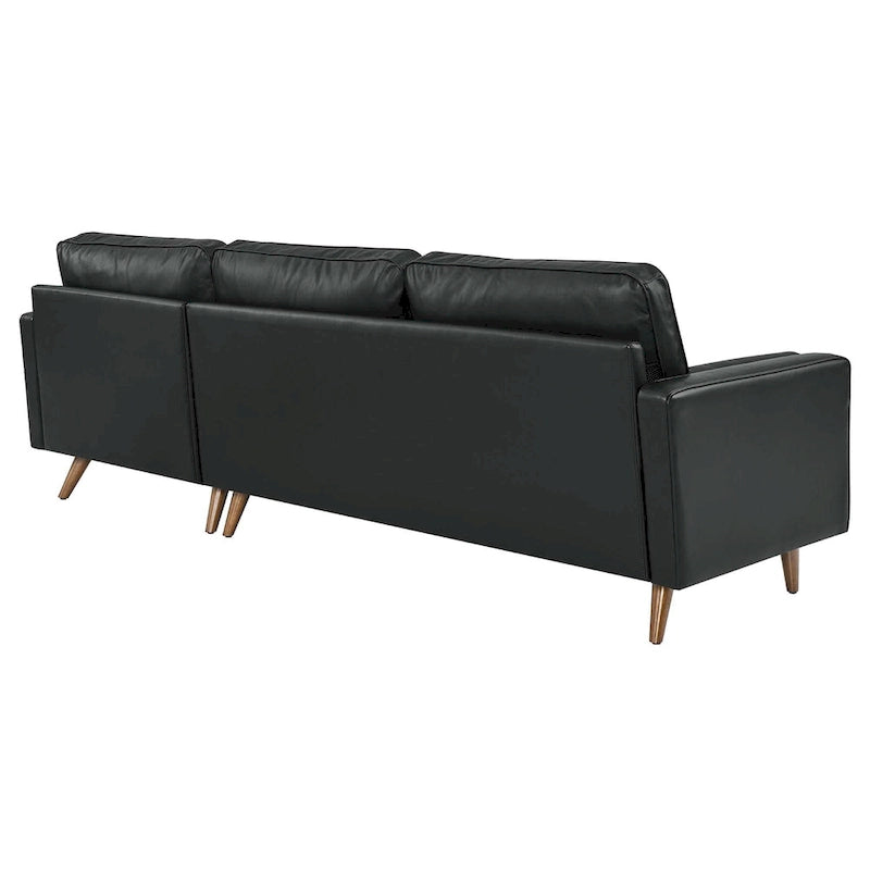 Valour 98  Leather Sectional Sofa