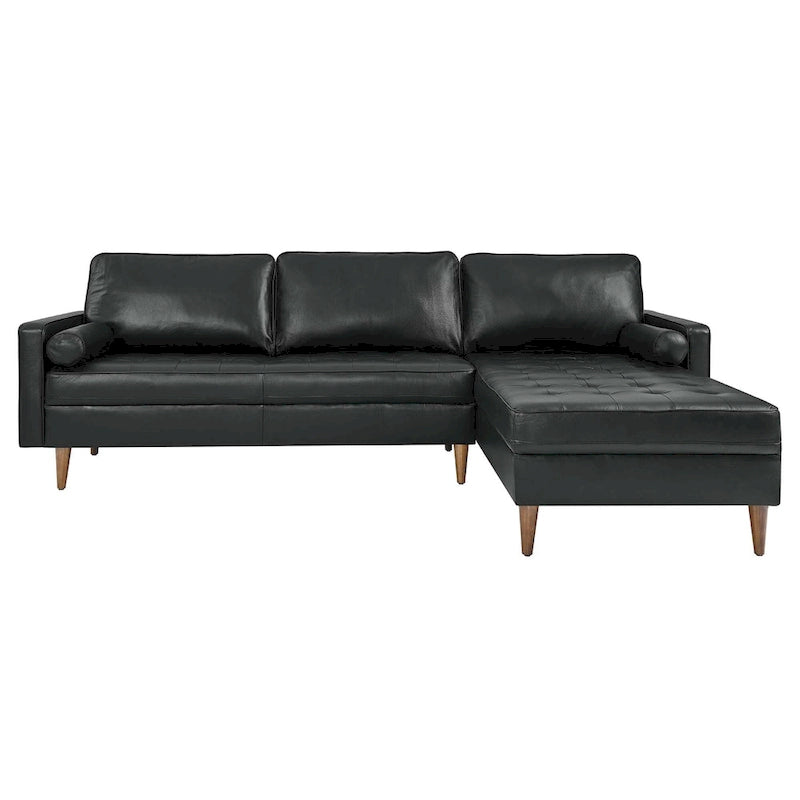 Valour 98  Leather Sectional Sofa