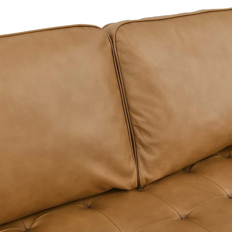 Valour 98  Leather Sectional Sofa