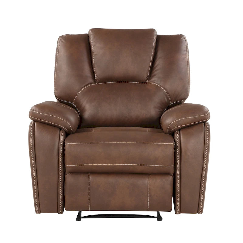 Steve Silver Kameryn Faux Leather Manual Recliner
