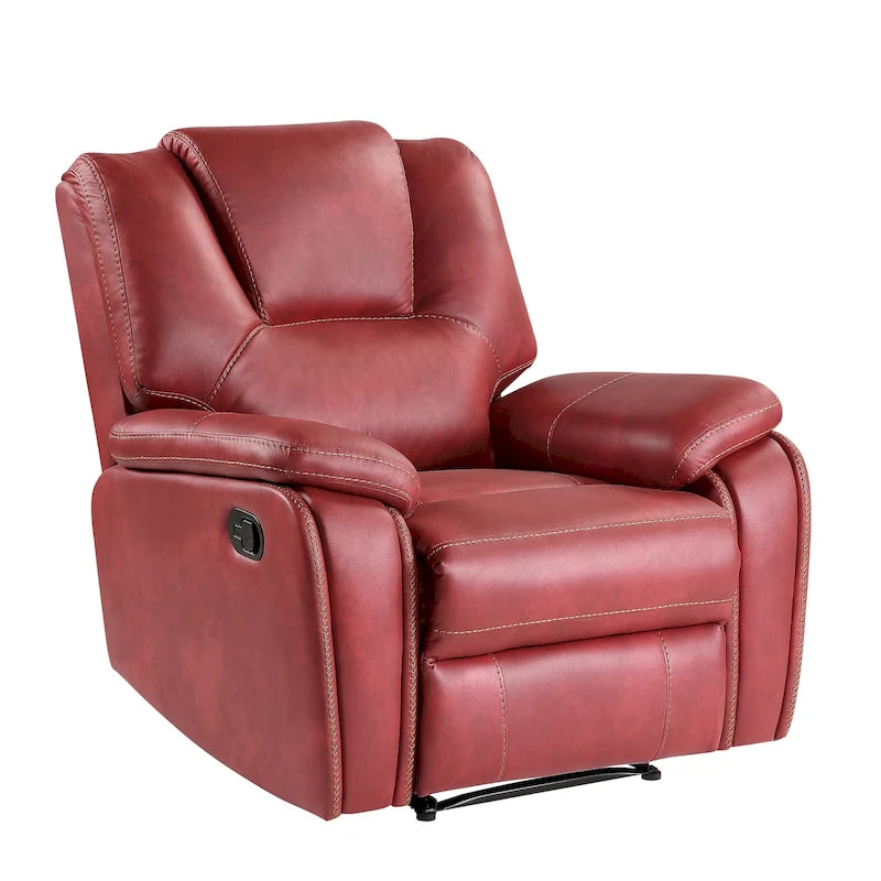 Steve Silver Kameryn Faux Leather Manual Recliner