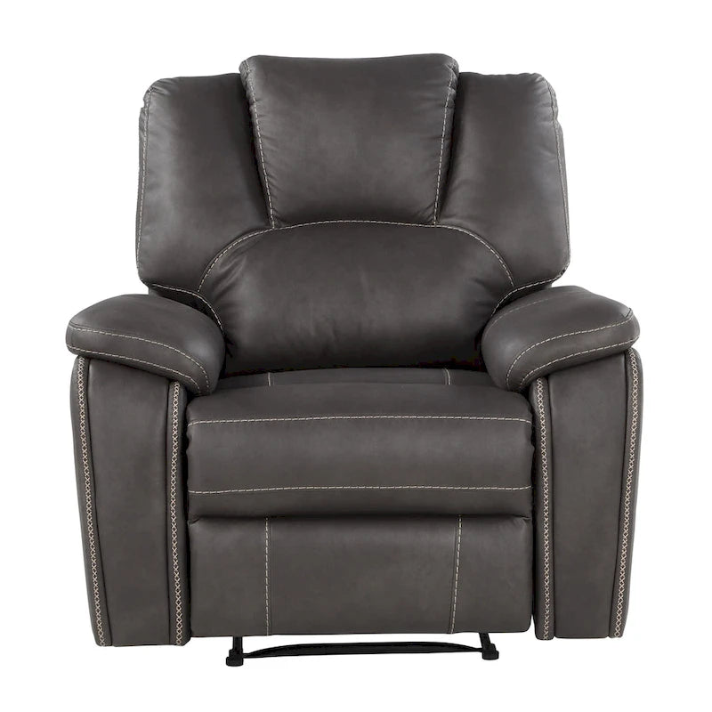 Steve Silver Kameryn Faux Leather Manual Recliner