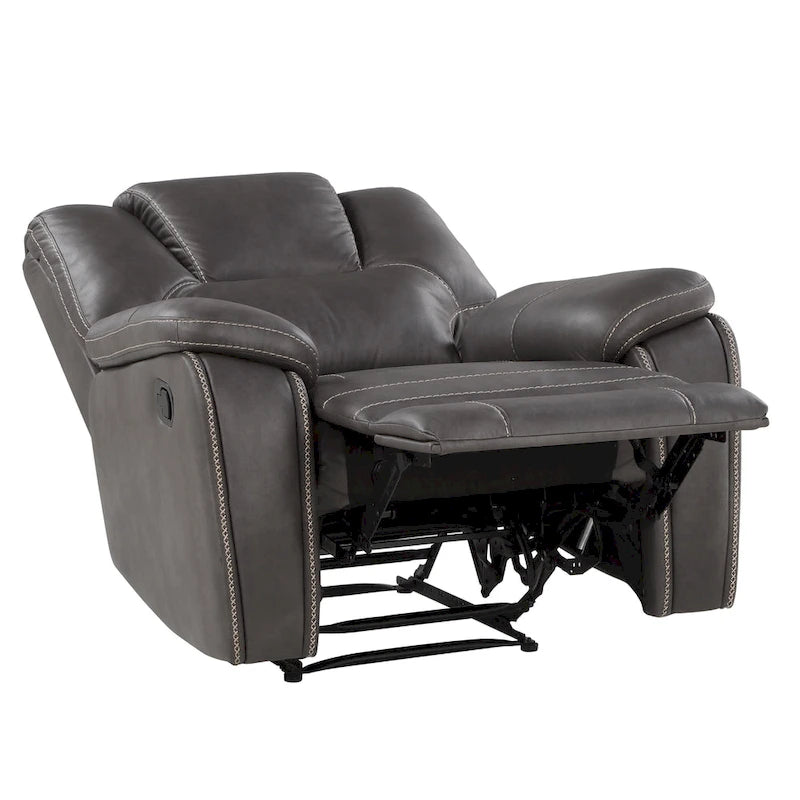 Steve Silver Kameryn Faux Leather Manual Recliner
