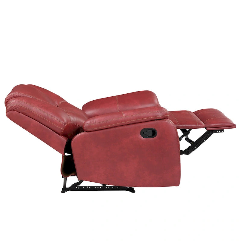 Steve Silver Kameryn Faux Leather Manual Recliner