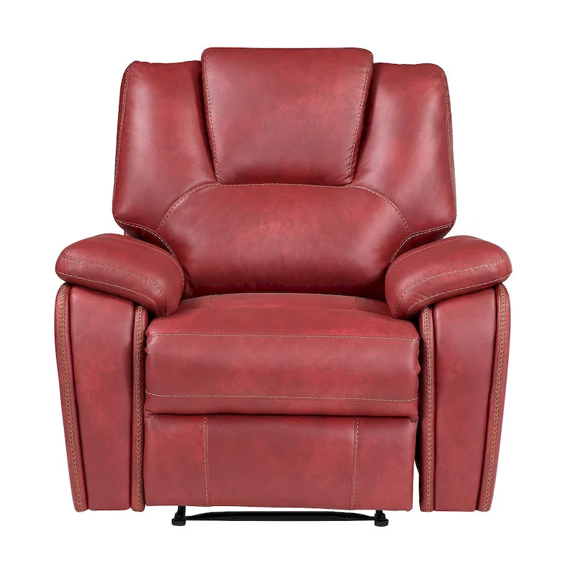 Steve Silver Kameryn Faux Leather Manual Recliner