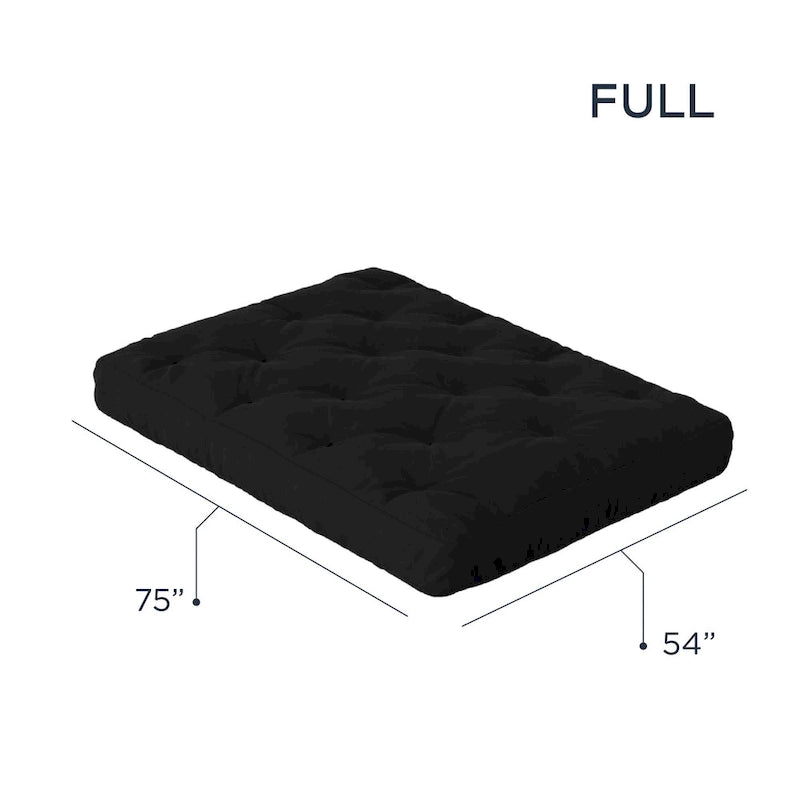 Loosh Home 8  Gel Memory Foam Full Size Futon Mattress