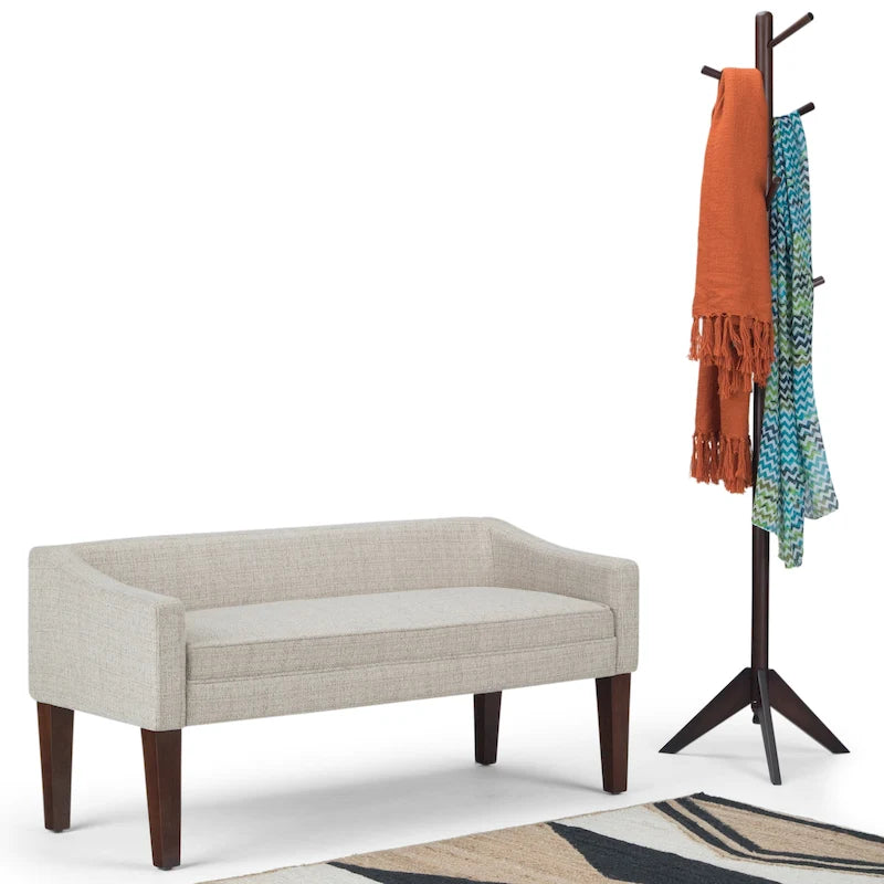 WYNDENHALL Layla 50 inch Wide Contemporary Upholstered Bench - 50 x 22 x 23.8