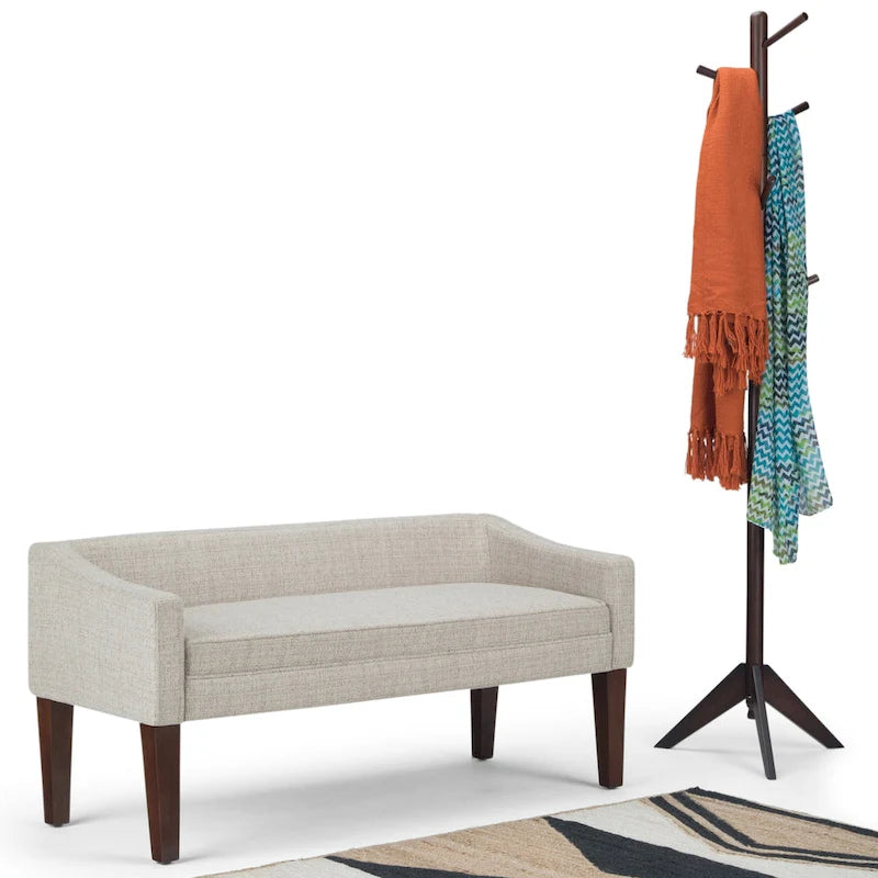 WYNDENHALL Layla 50 inch Wide Contemporary Upholstered Bench - 50 x 22 x 23.8