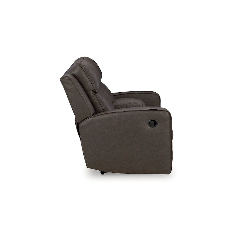 Signature Design by Ashley Lavenhorne Reclining Loveseat with Console - 77 W x 42 D x 43 H
