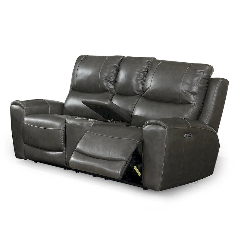 Steve Silver Fyti Top Grain Leather Power Reclining 3-piece Set