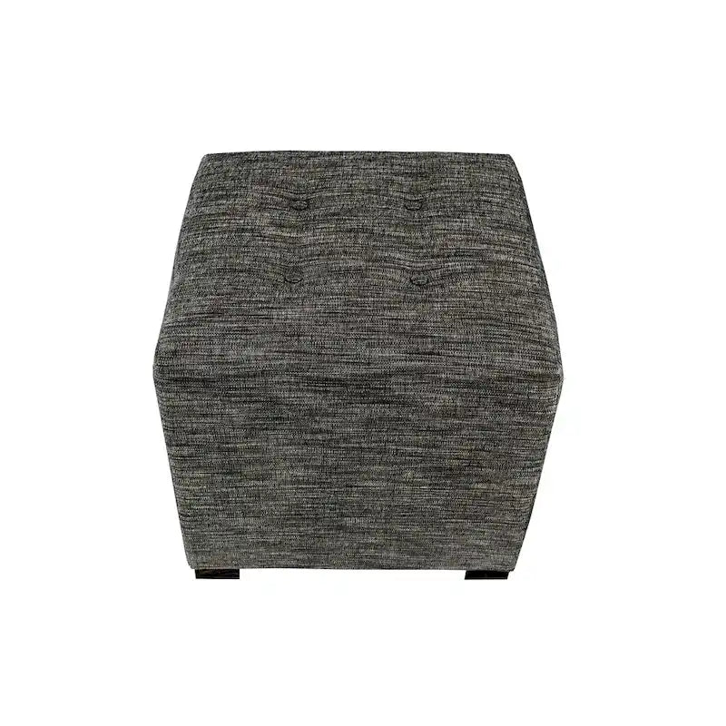 MJL Furniture Lucky Square Button Tufted Ottoman