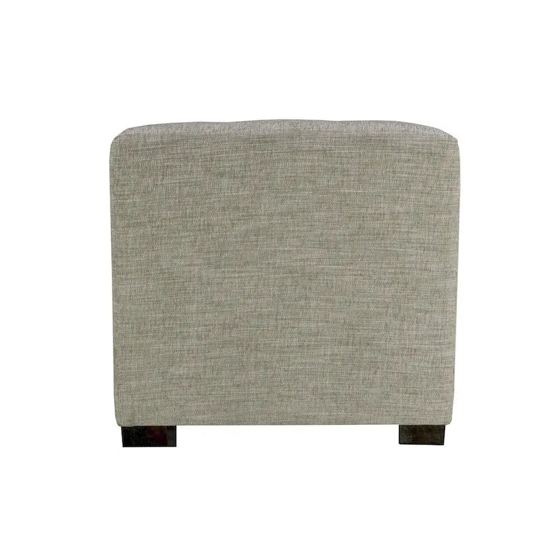 MJL Furniture Lucky Square Button Tufted Ottoman