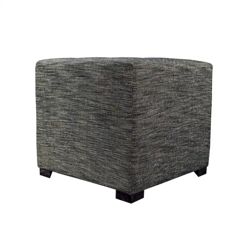 MJL Furniture Lucky Square Button Tufted Ottoman