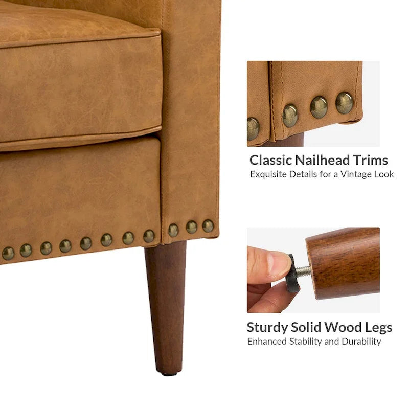 Duarte Transitional Armchair with Sloped Arms Set of 2