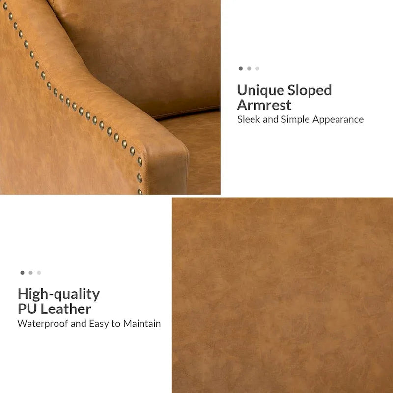 Duarte Transitional Armchair with Sloped Arms Set of 2