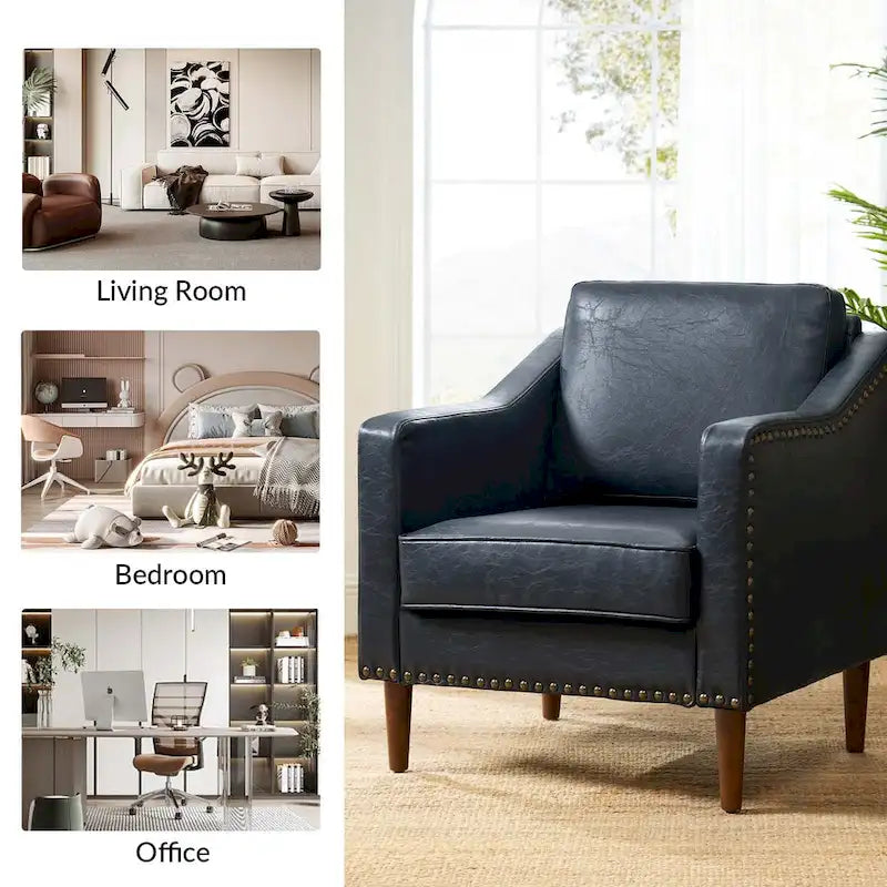 Duarte Transitional Armchair with Sloped Arms Set of 2