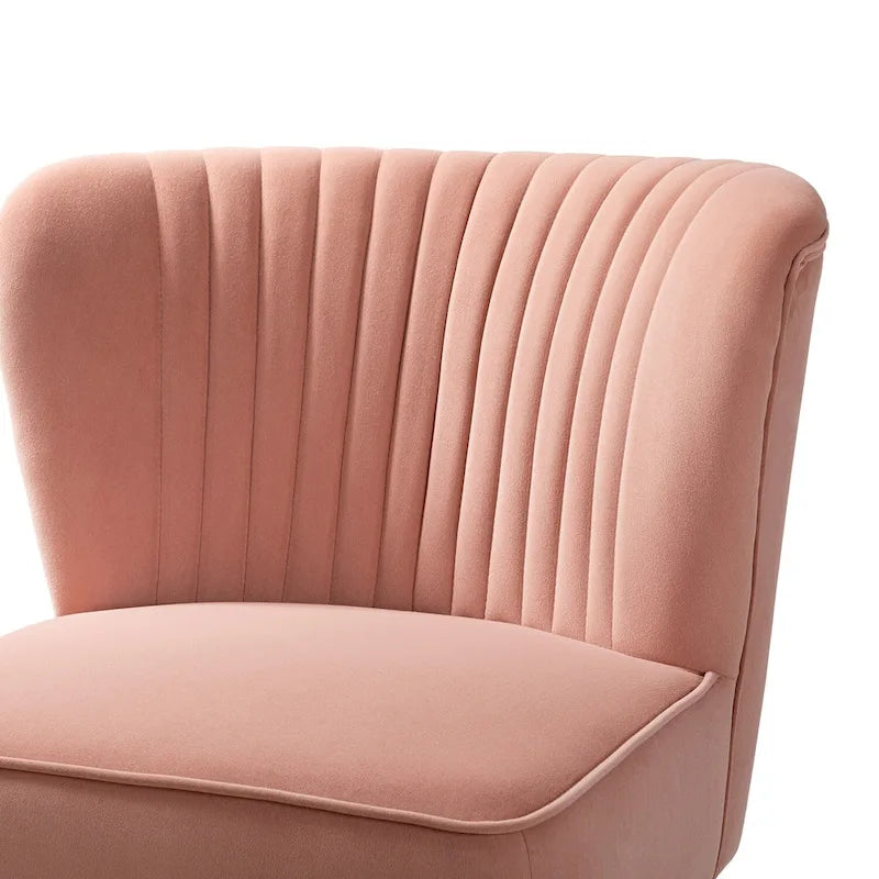 Barto Upholstered Side Chair with Tufted Back Set of 2 by HULALA HOME