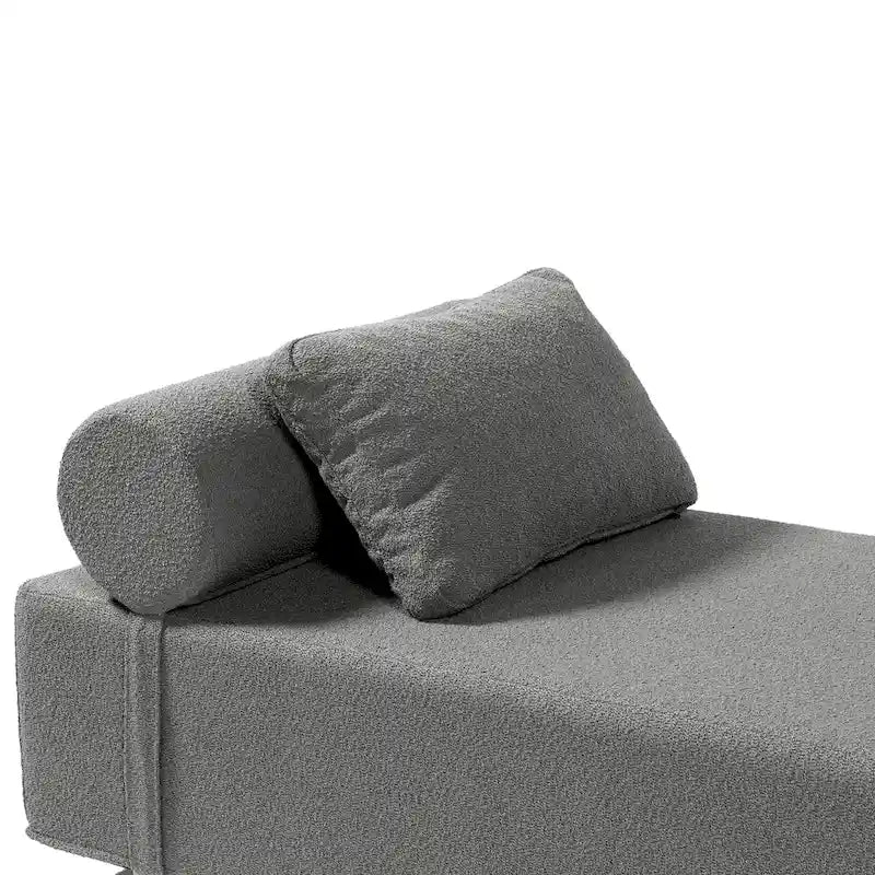 Jaxx Alvy Indoor Lounger / Daybed - Luxurious Lounger with Maple Feet, Boucle