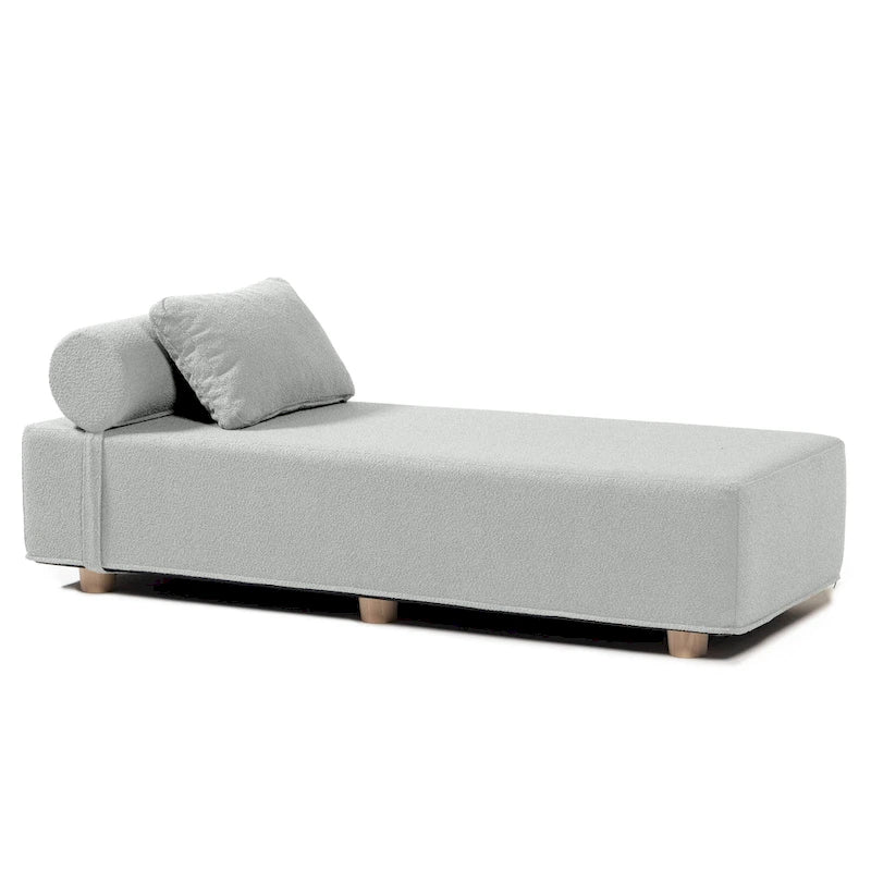 Jaxx Alvy Indoor Lounger / Daybed - Luxurious Lounger with Maple Feet, Boucle