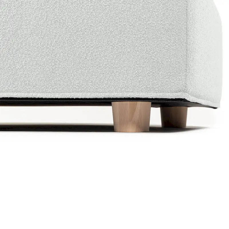 Jaxx Alvy Indoor Lounger / Daybed - Luxurious Lounger with Maple Feet, Boucle