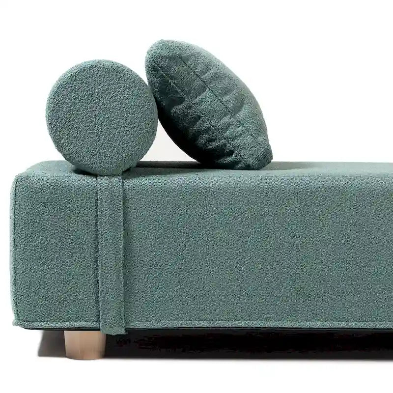 Jaxx Alvy Indoor Lounger / Daybed - Luxurious Lounger with Maple Feet, Boucle