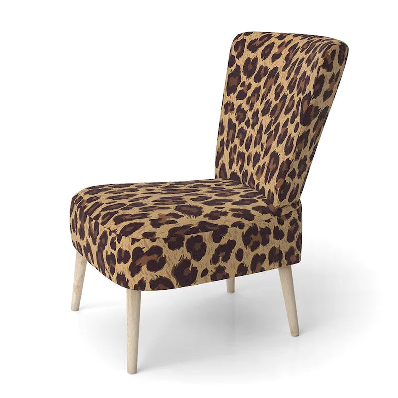 Designart  Leopard Fur II  Upholstered Cabin & Lodge Accent Chair and Arm Chair
